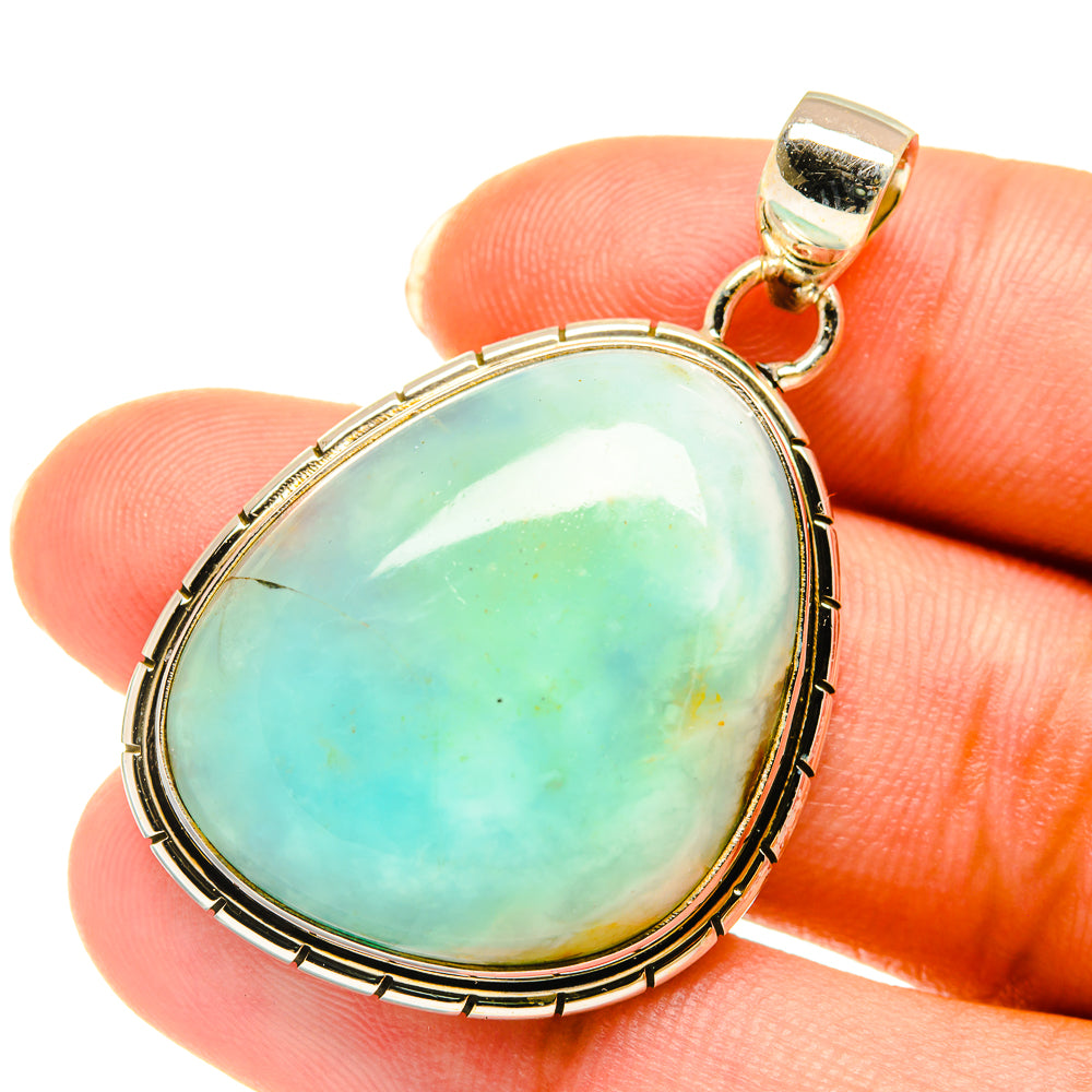 Peruvian Opal Pendants handcrafted by Ana Silver Co - PD3785