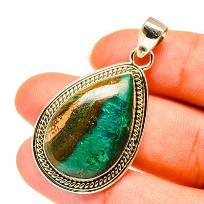 Peruvian Opal Pendants handcrafted by Ana Silver Co - PD3790