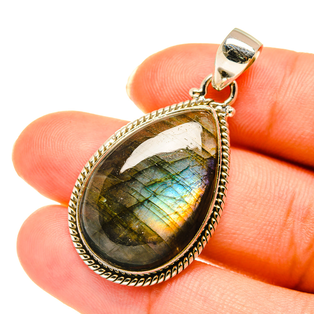 Labradorite Pendants handcrafted by Ana Silver Co - PD3794