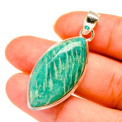 Amazonite Pendants handcrafted by Ana Silver Co - PD3798