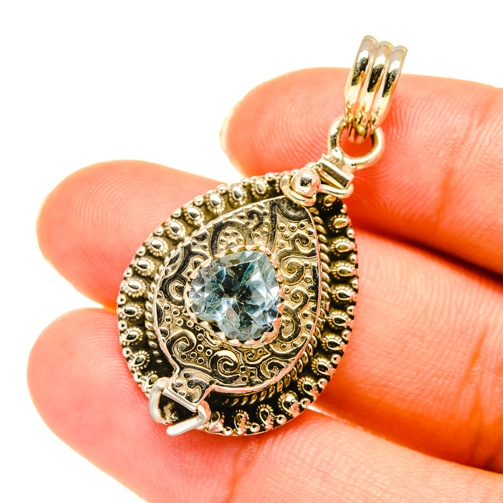 Blue Topaz Pendants handcrafted by Ana Silver Co - PD3808
