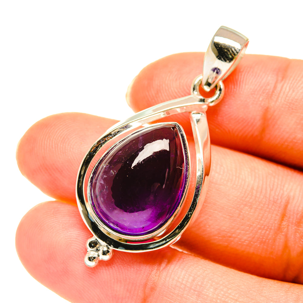 Amethyst Pendants handcrafted by Ana Silver Co - PD3809