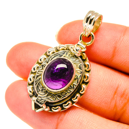 Amethyst Pendants handcrafted by Ana Silver Co - PD3810