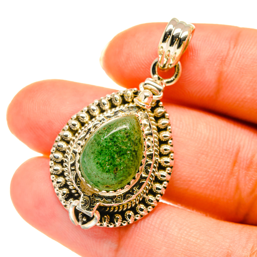 Green Aventurine Pendants handcrafted by Ana Silver Co - PD3811