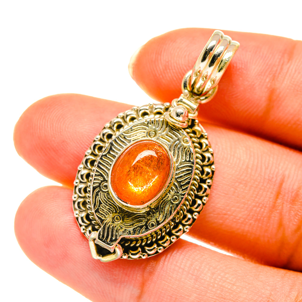 Sunstone Pendants handcrafted by Ana Silver Co - PD3812