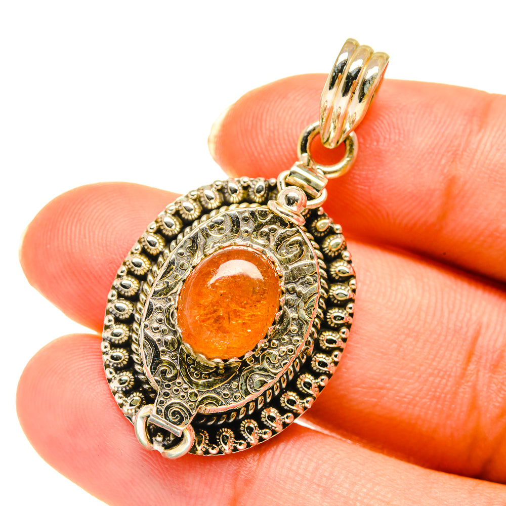 Sunstone Pendants handcrafted by Ana Silver Co - PD3814