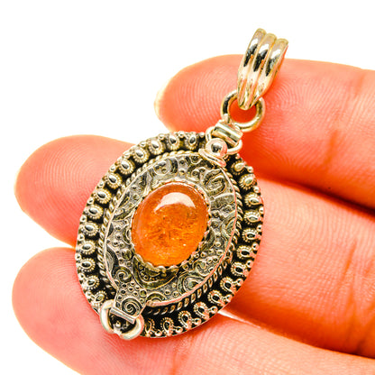 Sunstone Pendants handcrafted by Ana Silver Co - PD3814