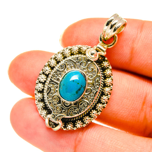 Chrysocolla Pendants handcrafted by Ana Silver Co - PD3819