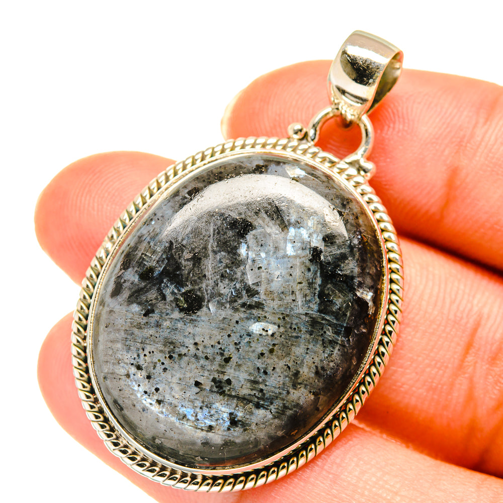 Gabbro Stone Pendants handcrafted by Ana Silver Co - PD3829