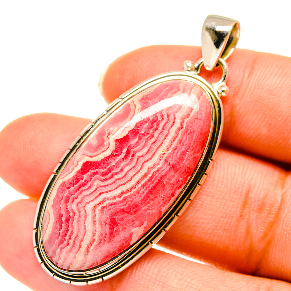Rhodochrosite Pendants handcrafted by Ana Silver Co - PD3843