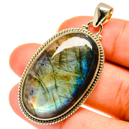 Labradorite Pendants handcrafted by Ana Silver Co - PD3844