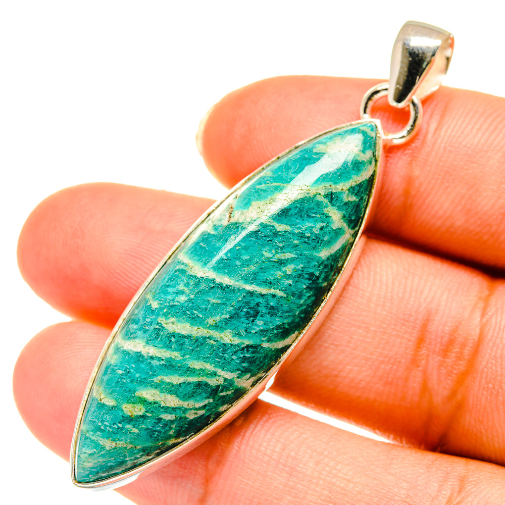 Amazonite Pendants handcrafted by Ana Silver Co - PD3847