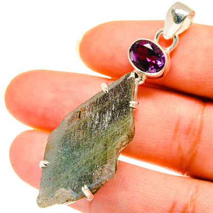 Labradorite Pendants handcrafted by Ana Silver Co - PD3858