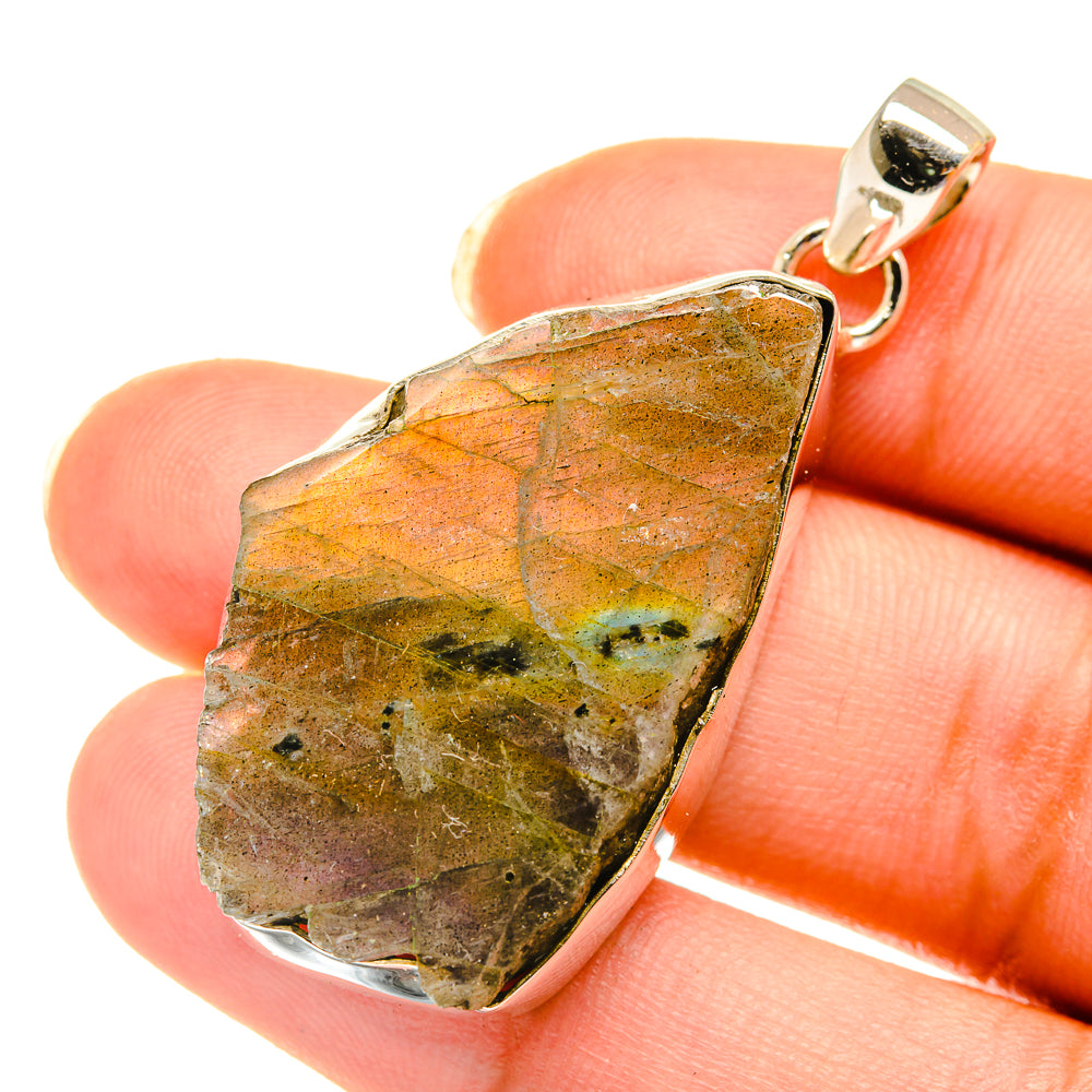 Labradorite Pendants handcrafted by Ana Silver Co - PD3859