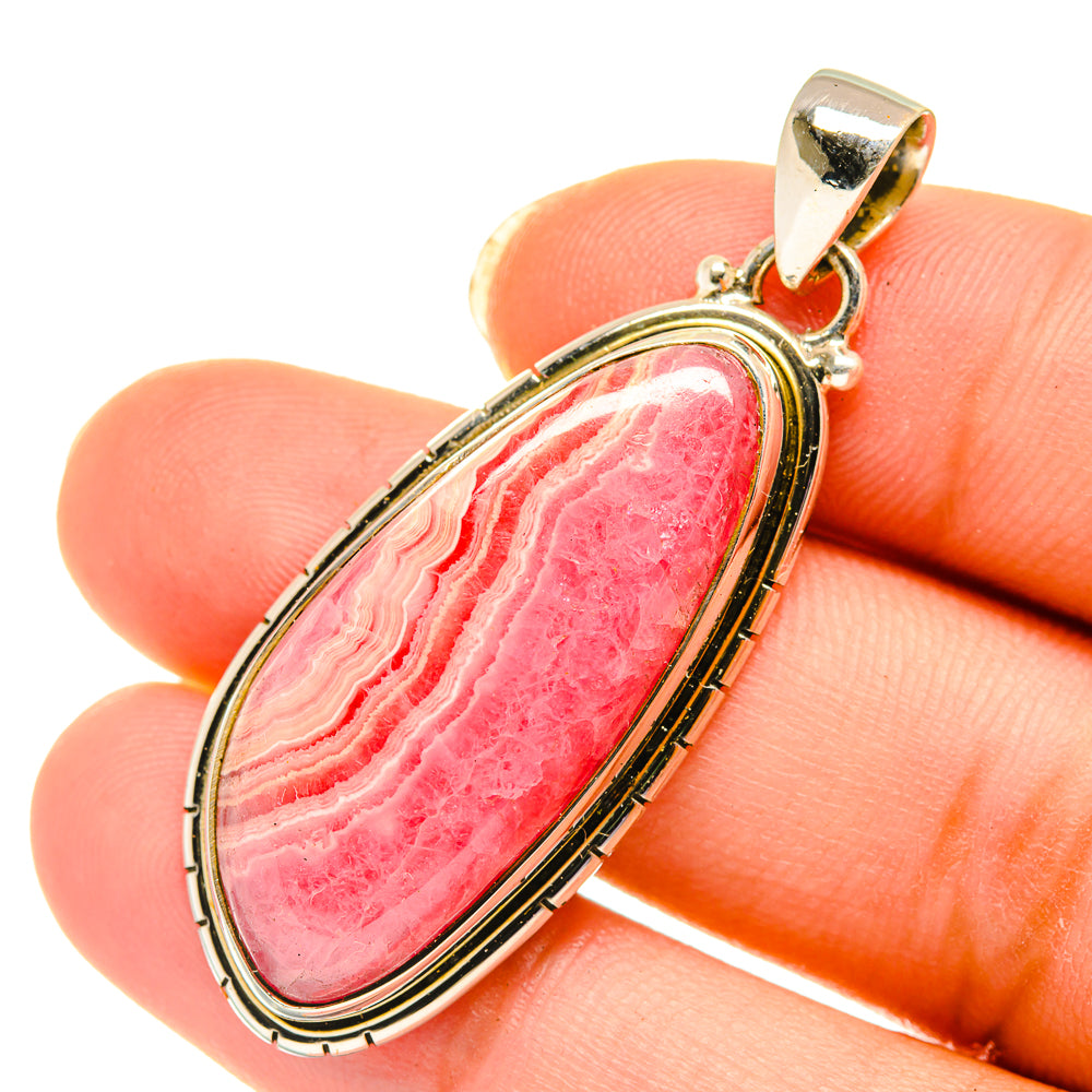 Rhodochrosite Pendants handcrafted by Ana Silver Co - PD3867
