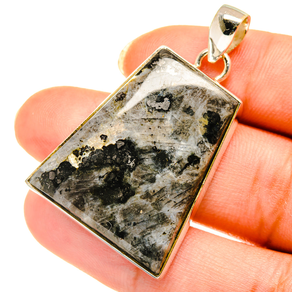 Gabbro Stone Pendants handcrafted by Ana Silver Co - PD3870