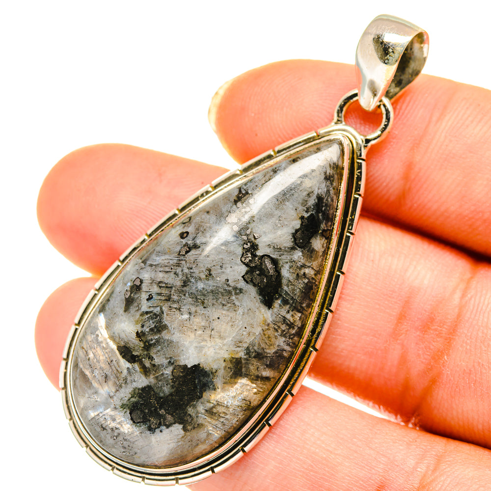 Gabbro Stone Pendants handcrafted by Ana Silver Co - PD3873