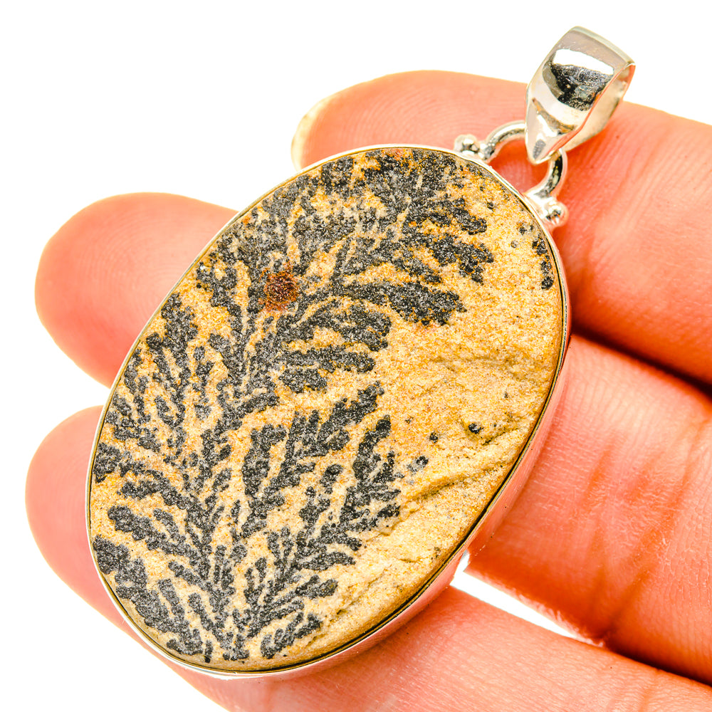 Germany Psilomelane Pendants handcrafted by Ana Silver Co - PD3878