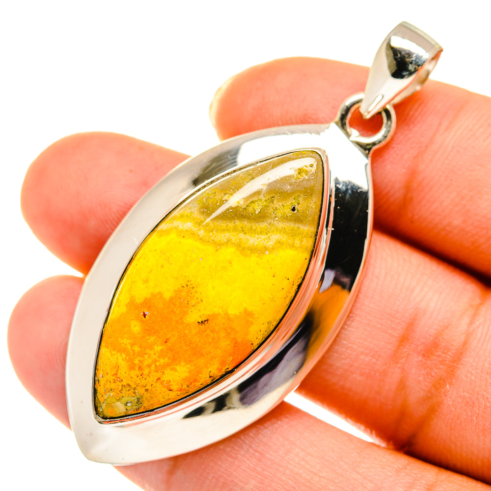 Rutilated Quartz Pendants handcrafted by Ana Silver Co - PD3885