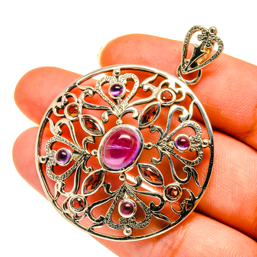 Amethyst Pendants handcrafted by Ana Silver Co - PD3888