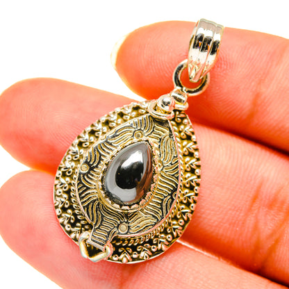 Hematite Pendants handcrafted by Ana Silver Co - PD3906