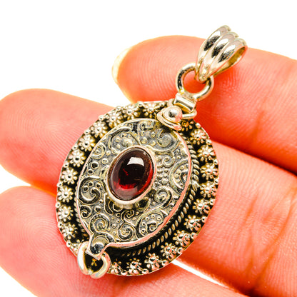 Garnet Pendants handcrafted by Ana Silver Co - PD3907