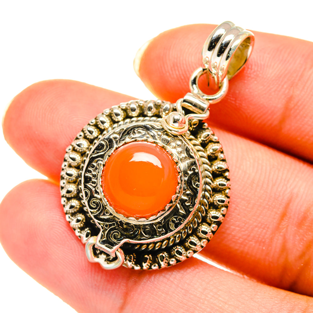 Carnelian Pendants handcrafted by Ana Silver Co - PD3908