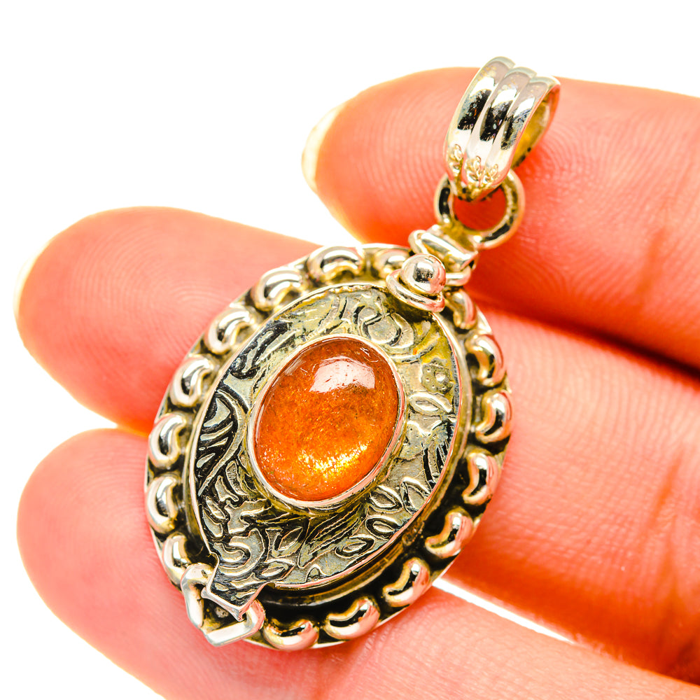 Sunstone Pendants handcrafted by Ana Silver Co - PD3910