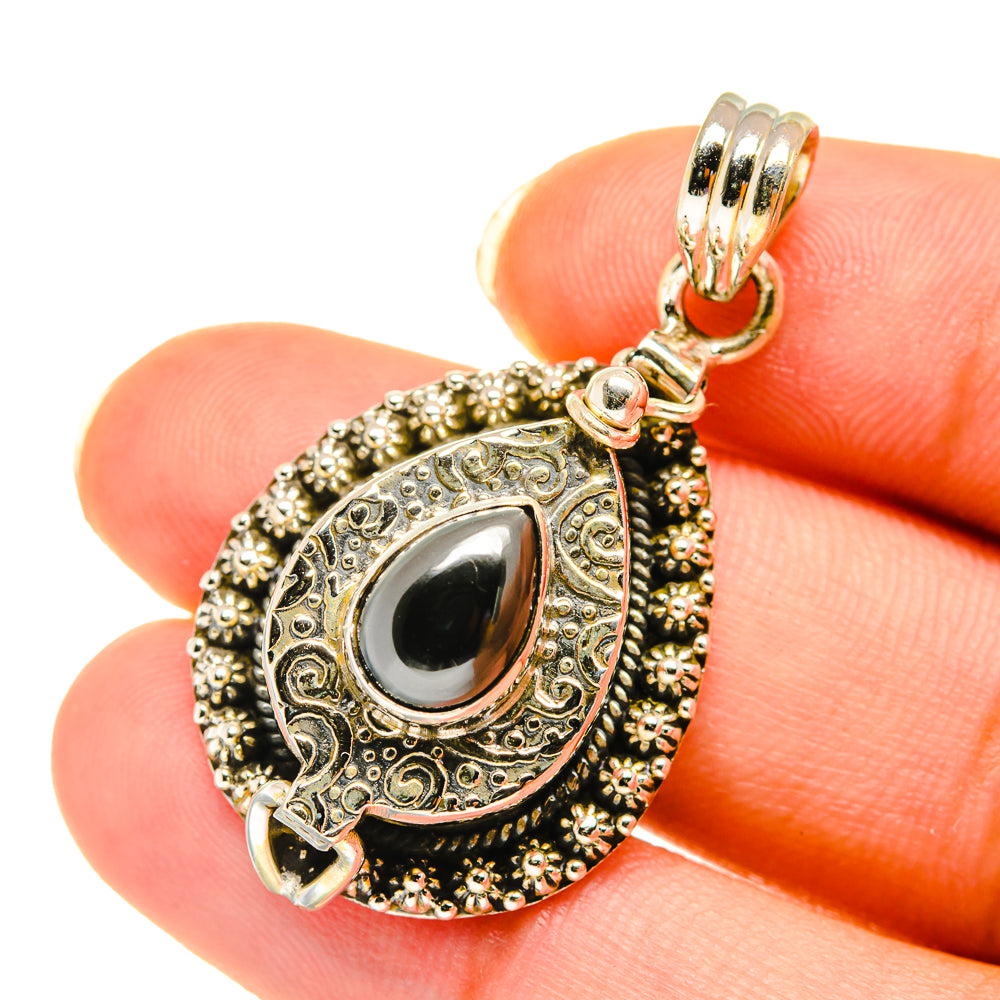 Hematite Pendants handcrafted by Ana Silver Co - PD3912