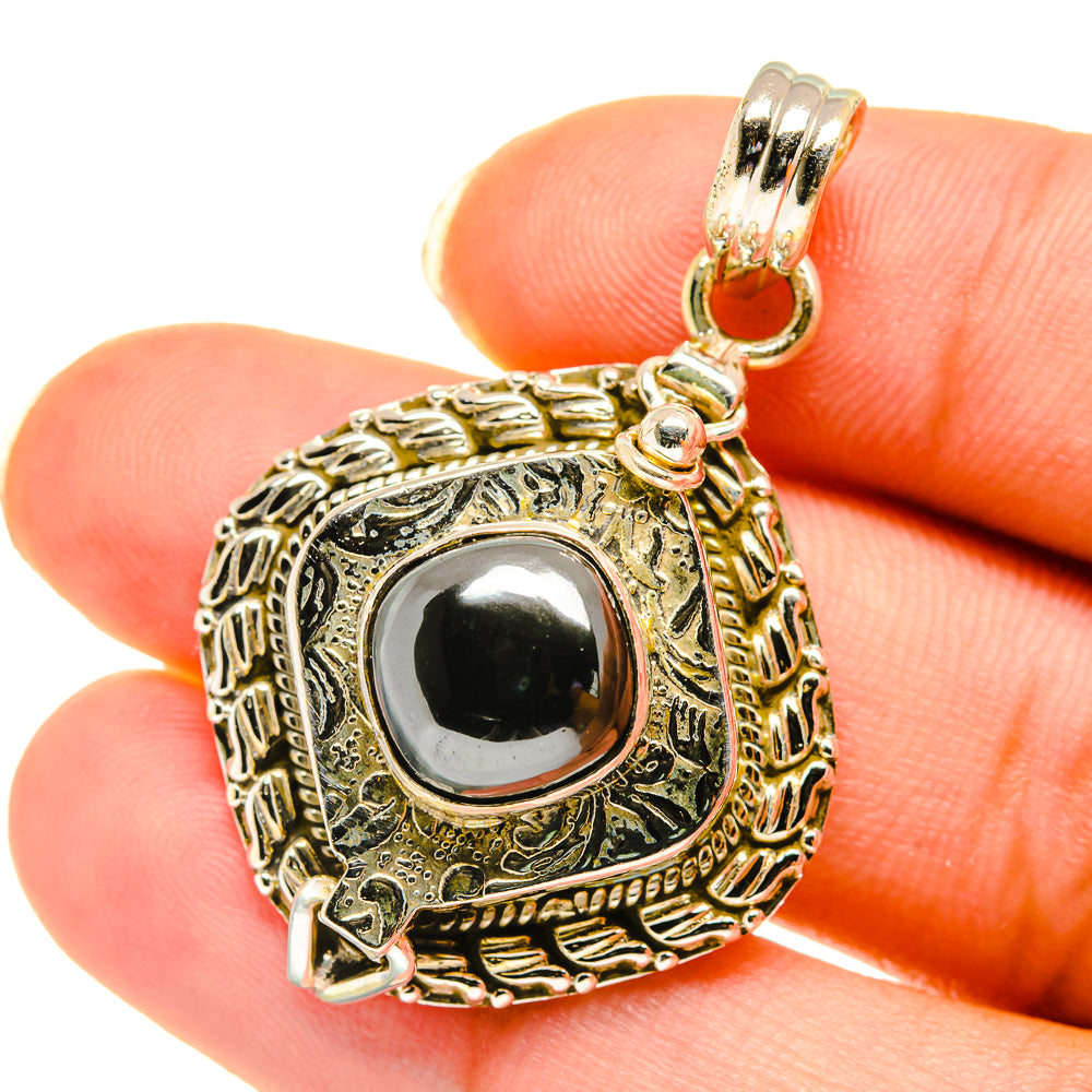 Hematite Pendants handcrafted by Ana Silver Co - PD3914