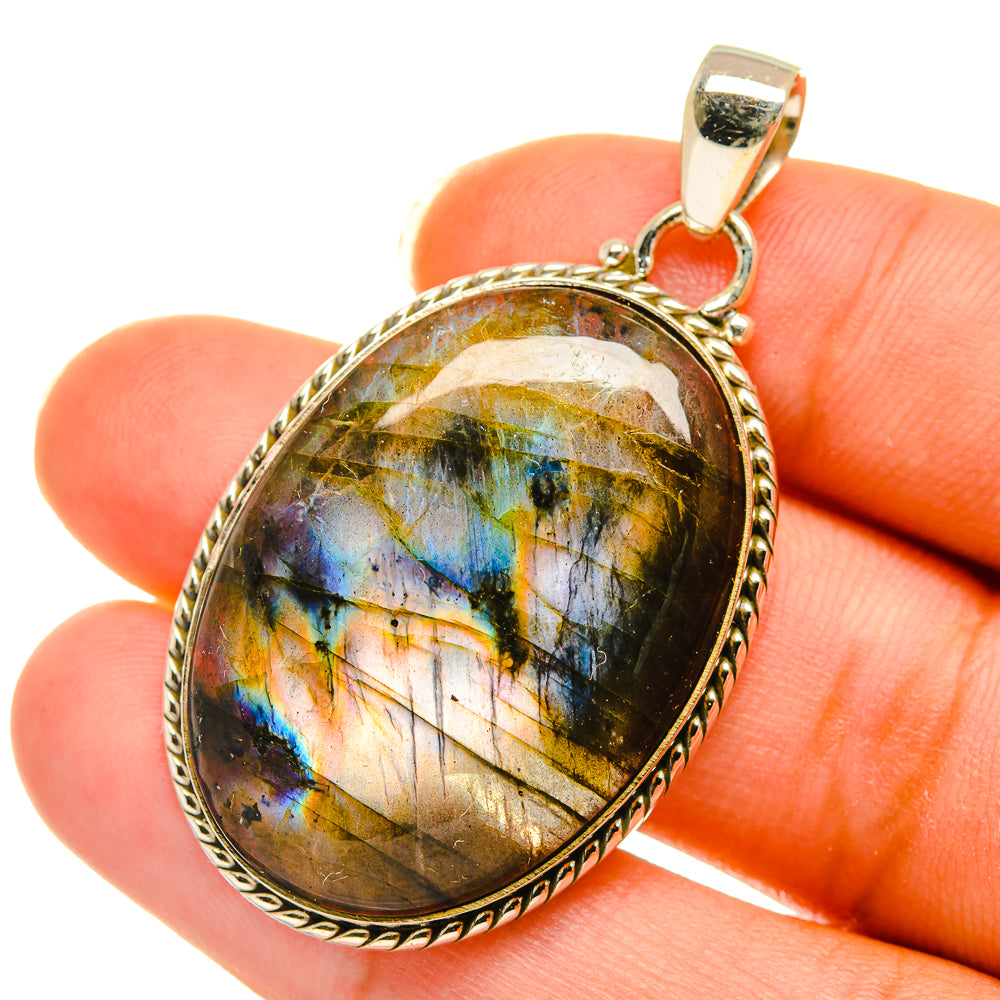 Labradorite Pendants handcrafted by Ana Silver Co - PD3939