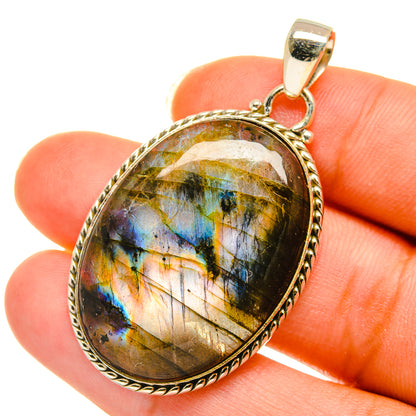 Labradorite Pendants handcrafted by Ana Silver Co - PD3939