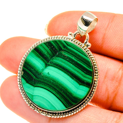 Malachite Pendants handcrafted by Ana Silver Co - PD3949
