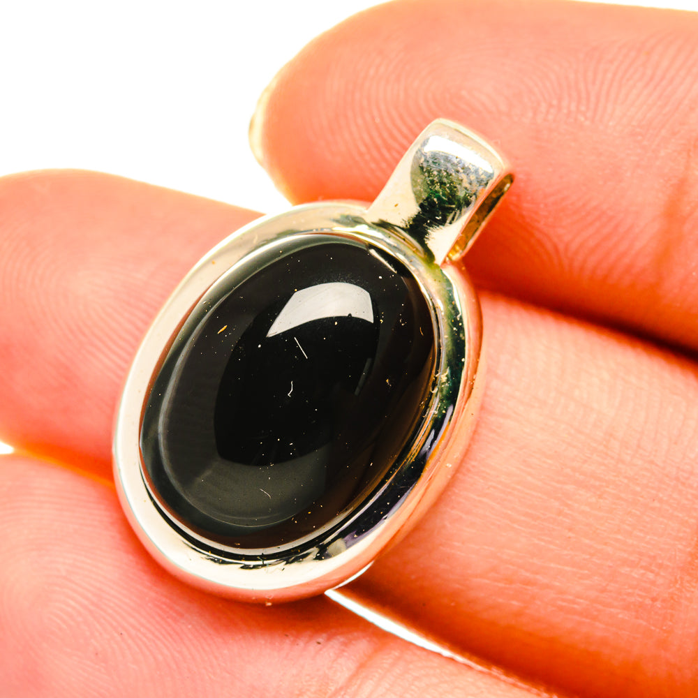 Black Onyx Pendants handcrafted by Ana Silver Co - PD3958