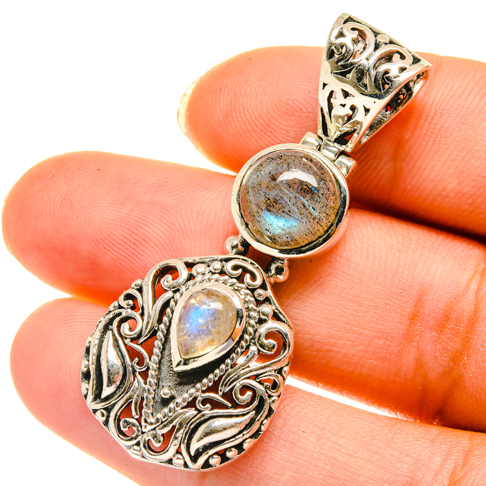 Labradorite Pendants handcrafted by Ana Silver Co - PD3977