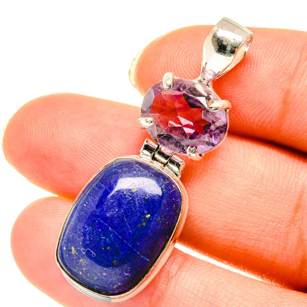 Lapis Lazuli Pendants handcrafted by Ana Silver Co - PD3979
