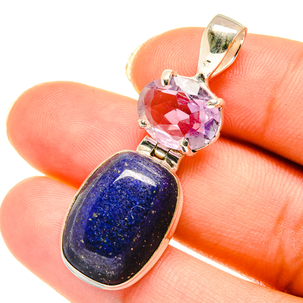 Lapis Lazuli Pendants handcrafted by Ana Silver Co - PD3980