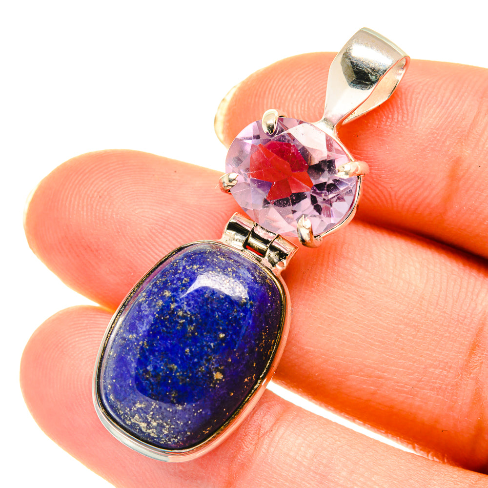 Lapis Lazuli Pendants handcrafted by Ana Silver Co - PD3981