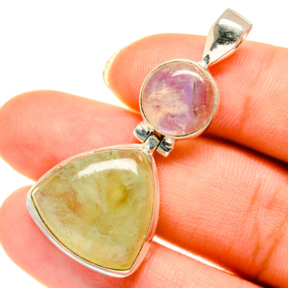 Prehnite Pendants handcrafted by Ana Silver Co - PD3987