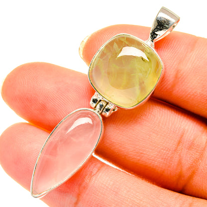 Prehnite Pendants handcrafted by Ana Silver Co - PD3990