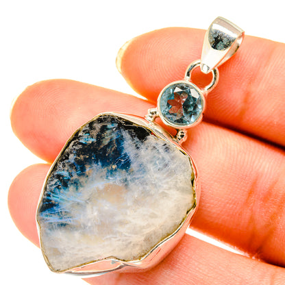 Rainbow Moonstone Pendants handcrafted by Ana Silver Co - PD4001