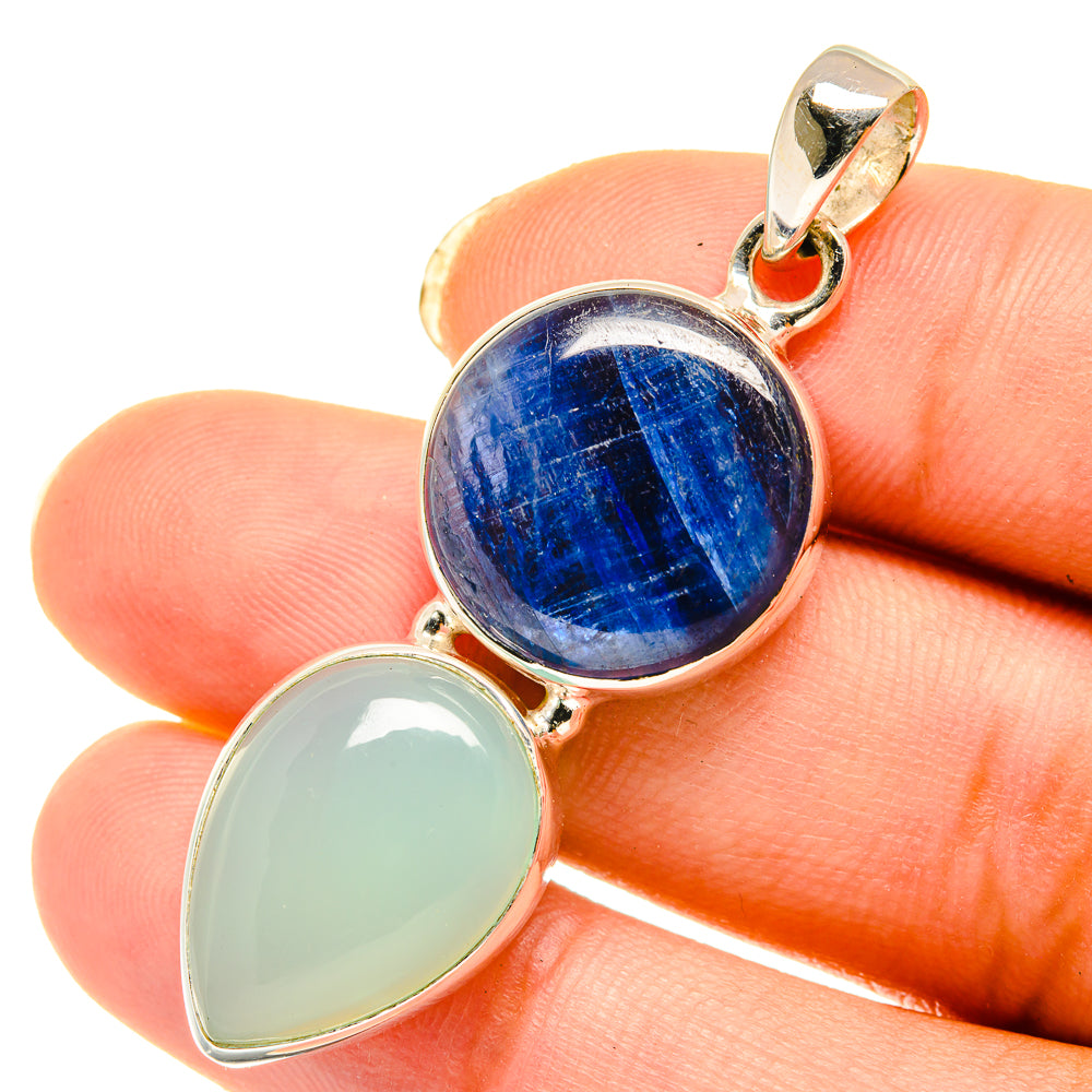 Kyanite Pendants handcrafted by Ana Silver Co - PD4013