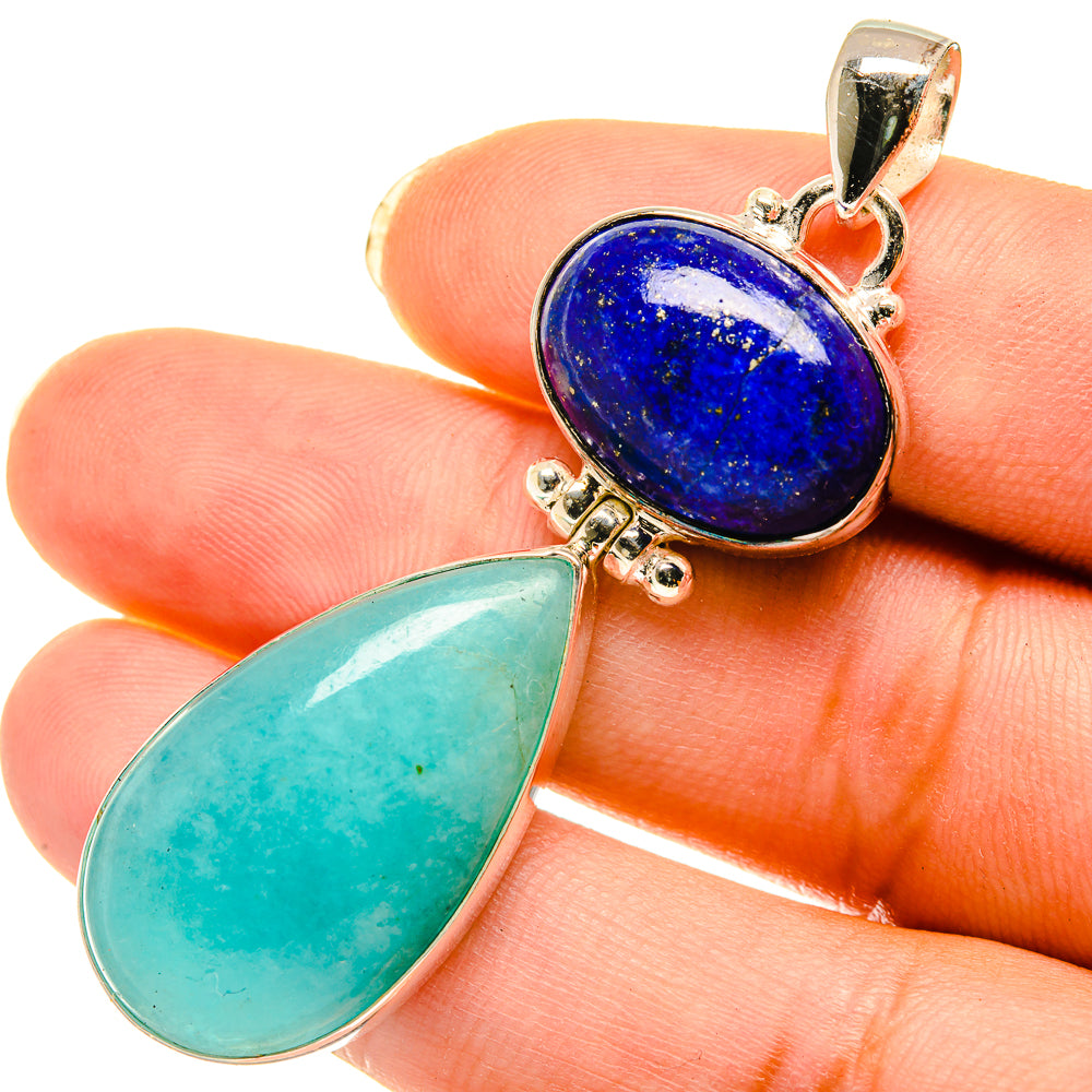 Larimar Pendants handcrafted by Ana Silver Co - PD4014