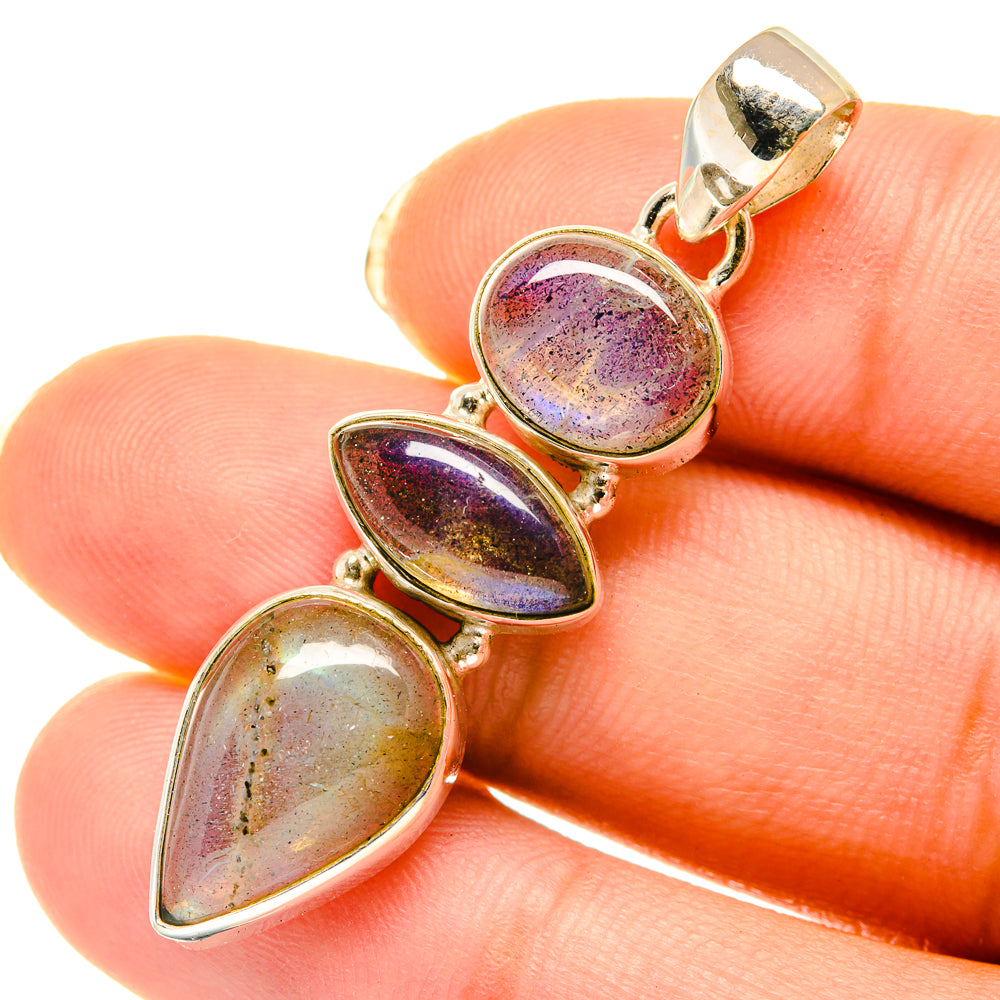Labradorite Pendants handcrafted by Ana Silver Co - PD4018