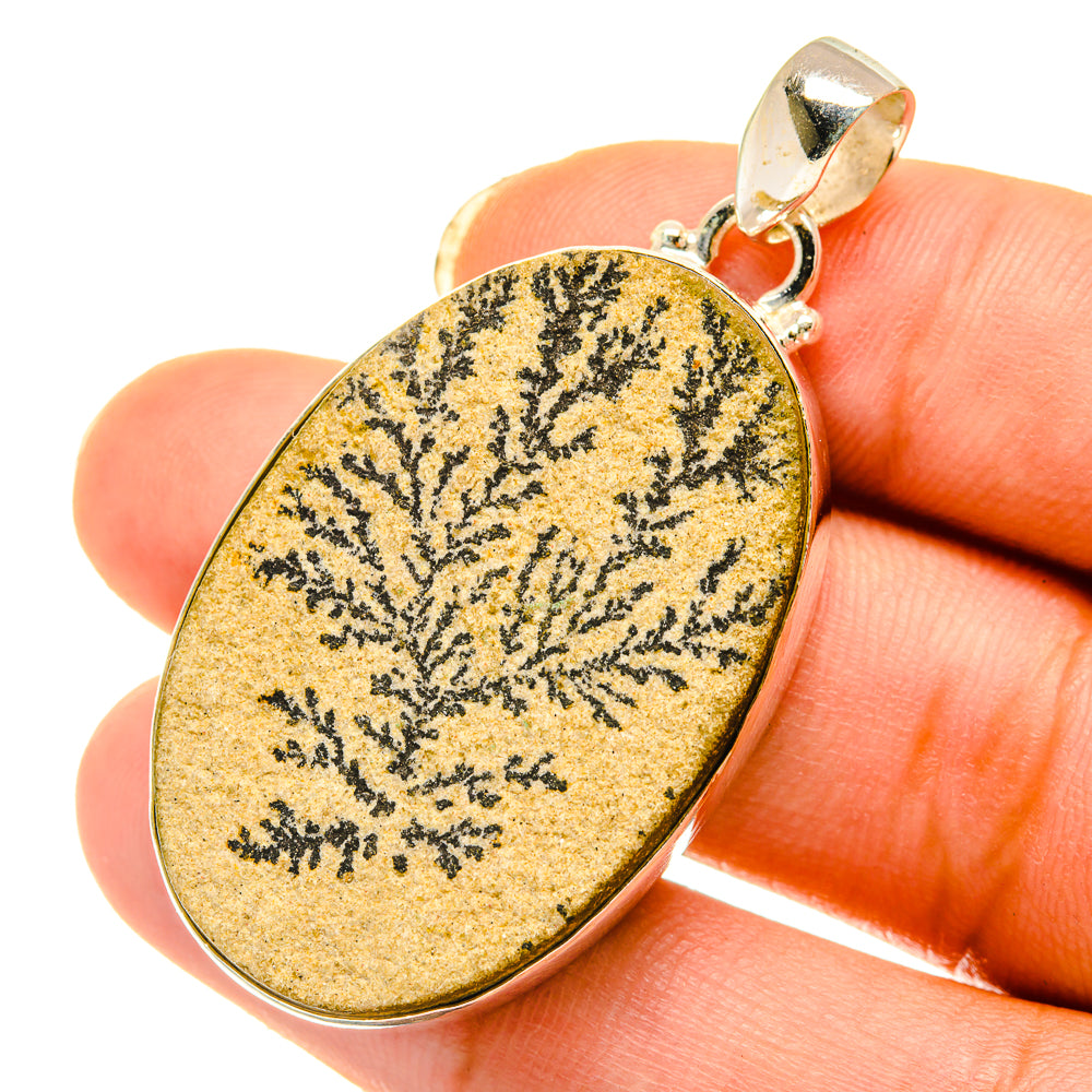Germany Psilomelane Dendrite Pendants handcrafted by Ana Silver Co - PD4030