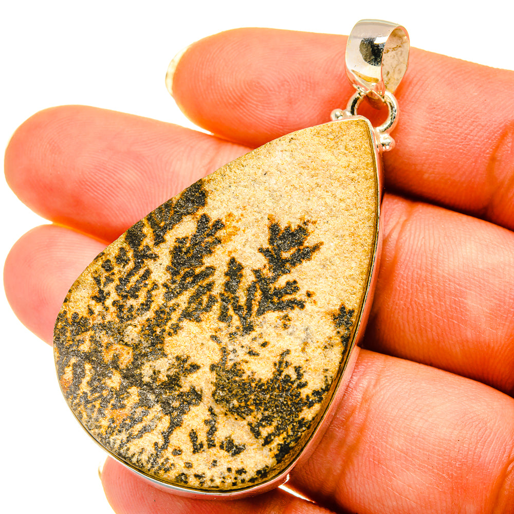 Germany Psilomelane Dendrite Pendants handcrafted by Ana Silver Co - PD4031