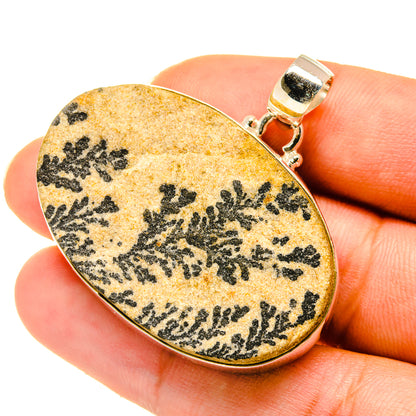 Germany Psilomelane Dendrite Pendants handcrafted by Ana Silver Co - PD4033