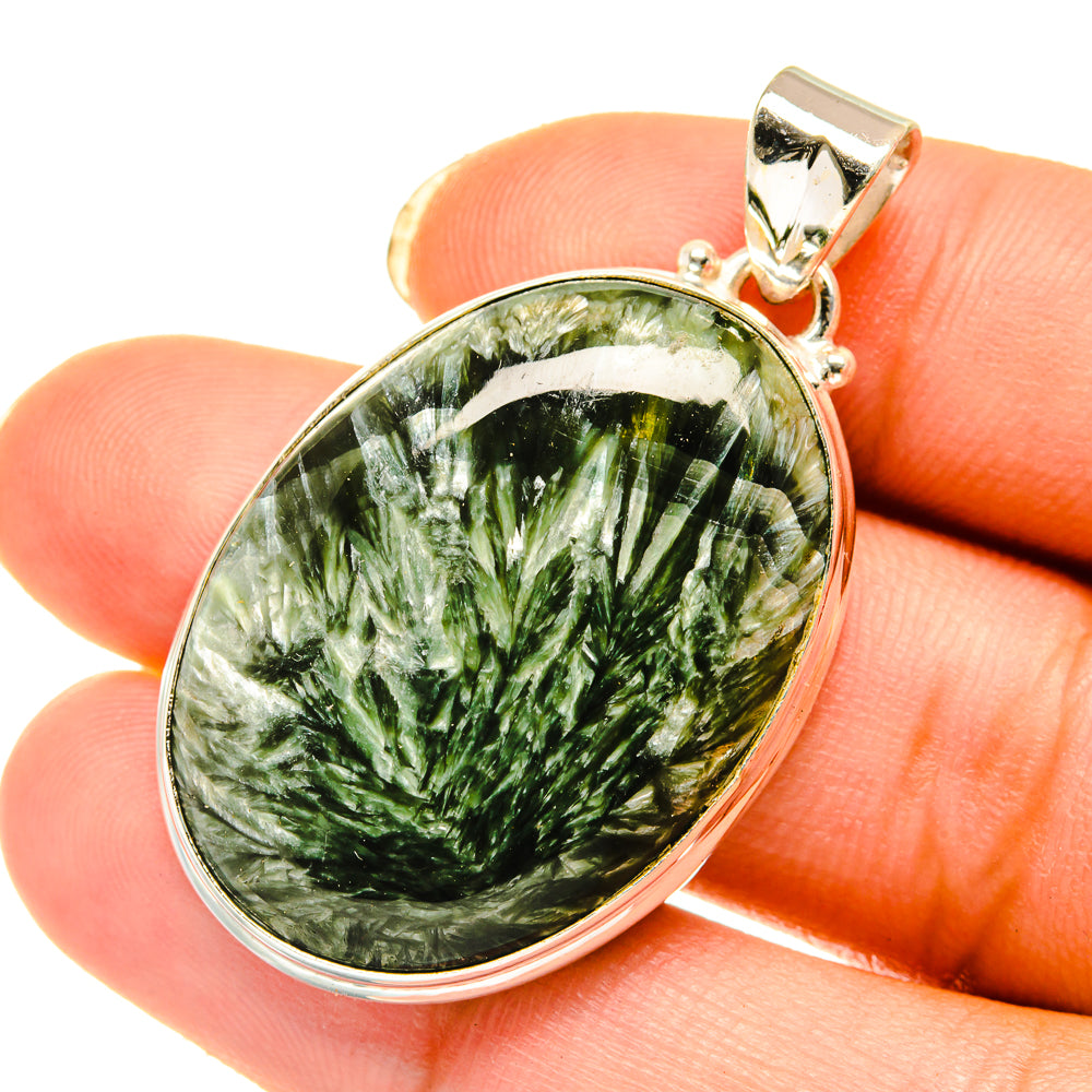 Seraphinite Pendants handcrafted by Ana Silver Co - PD4042