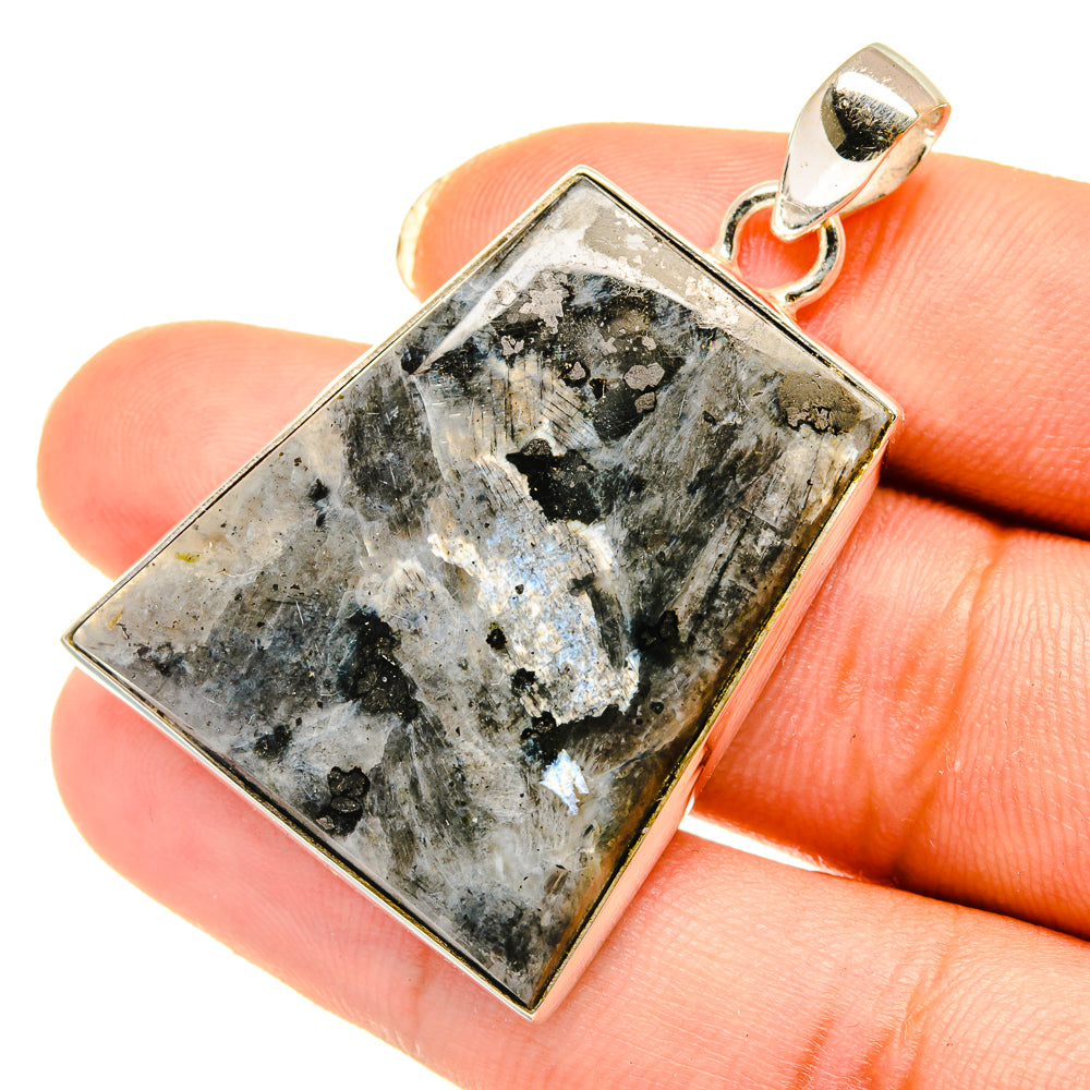Gabbro Stone Pendants handcrafted by Ana Silver Co - PD4045
