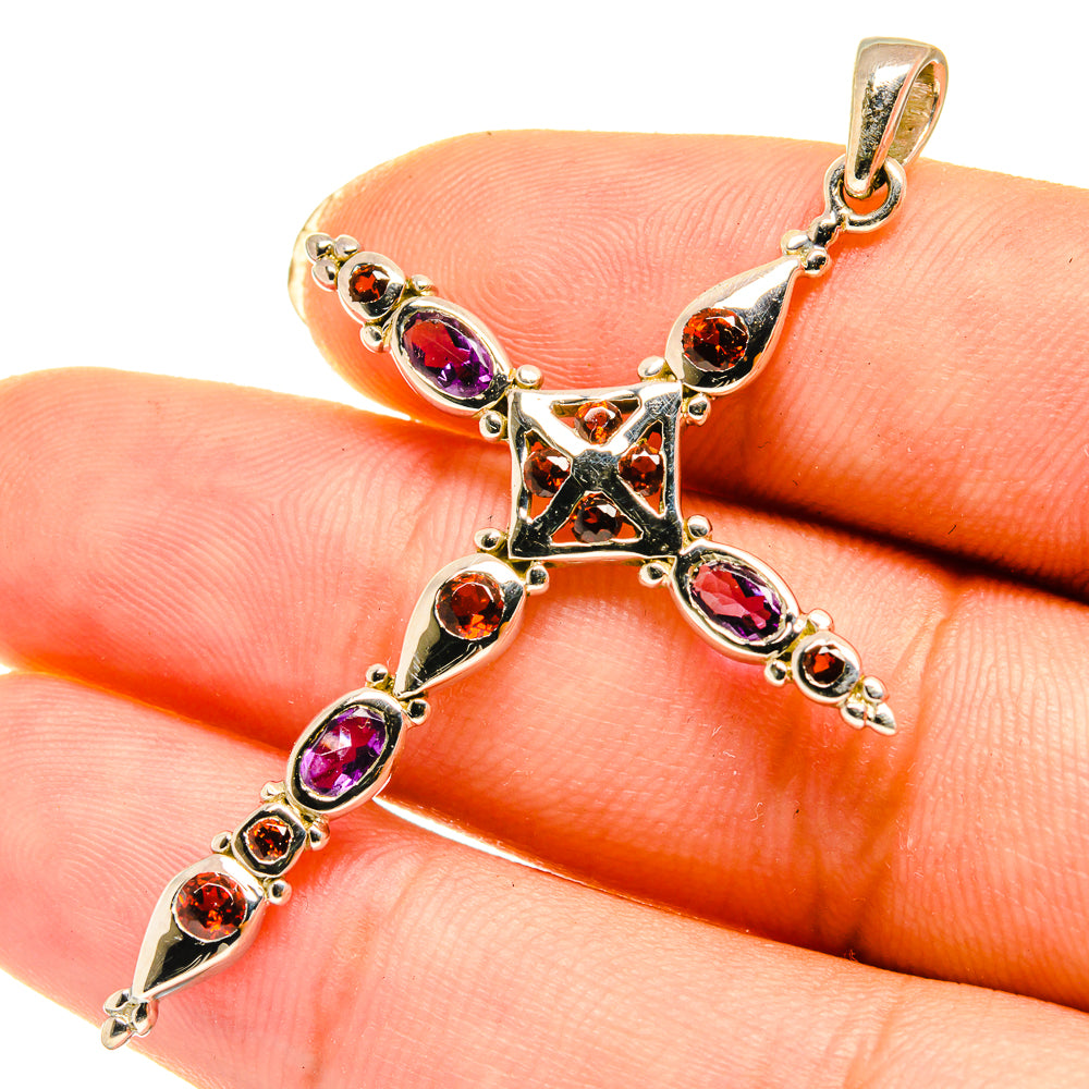 Garnet Pendants handcrafted by Ana Silver Co - PD4058